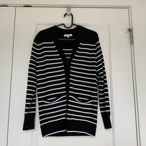 Madewell Merino Wool Boyfriend Cardigan in Stripe